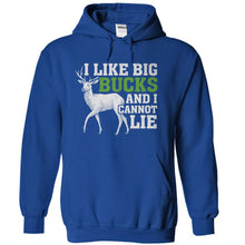 Load image into Gallery viewer, I Like Big Bucks - T Shirt - royalblue_08de7726-7760-4ac5-9254-1cef94090e58