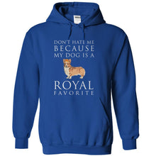 Load image into Gallery viewer, Don't Hate Me Because My Dog Is A Royal Favorite - T Shirt - royalblue_09492a99-dddf-4eb8-92d1-4b9282c2b031