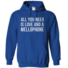 Load image into Gallery viewer, All You Need Is Love and A Mellophone - T Shirt - royalblue_0bc303ad-30d1-4900-9f2b-99cdb54d6da0