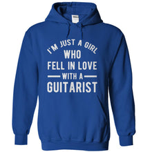 Load image into Gallery viewer, I'm Just A Girl Who Fell In Love With a Guitarist - T Shirt - royalblue_0c5b71ab-2167-48e1-84e4-0c7561100ed3