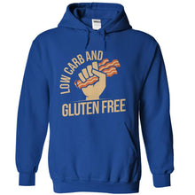 Load image into Gallery viewer, Bacon - Low Carb and Gluten Free - T Shirt - royalblue_0e3fca0a-4d24-49cf-b5cc-7d10452996bf