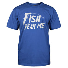 Load image into Gallery viewer, Fish Fear Me - T Shirt - royalblue