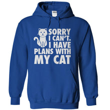 Load image into Gallery viewer, I Have Plans With My Cat - T Shirt - royalblue_194b8e47-9509-452a-8b14-3ece837e8ae5