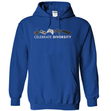 Load image into Gallery viewer, Celebrate Diversity - Game Consoles - T Shirt - royalblue_19f7eaed-496e-4671-b453-55af99b2e605