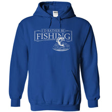 Load image into Gallery viewer, I'd Rather Be Fishing - T Shirt - royalblue_27b8e296-f0f3-4eae-9ccf-dcba99cb8a05