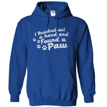Load image into Gallery viewer, I Reached Out A Hand And Found a Paw - T Shirt - royalblue_3caa8a9e-b1ed-4098-9d93-76dbfa22c8b8