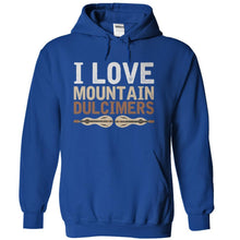 Load image into Gallery viewer, I Love Mountain Dulcimers - T Shirt - royalblue_3d0aab0c-3827-41ea-abdf-d46738b07c73