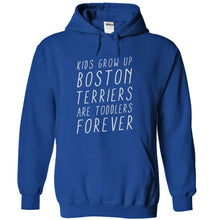 Load image into Gallery viewer, Boston Terriers Are Toddlers - T Shirt - royalblue_5c555bf7-d844-4e8a-a520-bbd05f14659e