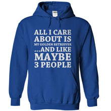 Load image into Gallery viewer, All I Care About Is My Golden Retriever - T Shirt - royalblue_5c7e958a-1a0d-48a6-8592-6f6a5b7b4612