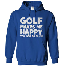 Load image into Gallery viewer, Golf Makes Me Happy - T Shirt - royalblue_63254d11-8819-4e71-9352-088b96eac934