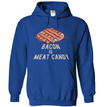 Load image into Gallery viewer, Bacon Is Meat Candy - T Shirt - royalblue_675fd966-3c63-4ba6-a9d5-26ed102e3b05