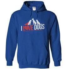 Load image into Gallery viewer, I Love Dogs - T Shirt - royalblue_67bd5477-5d87-45b4-9947-f96633136fc5