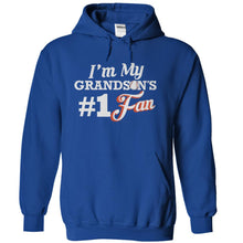 Load image into Gallery viewer, I'm My Grandson's #1 Fan - Baseball - T Shirt - royalblue_6a967688-2441-4248-a11a-00d17e1531d6