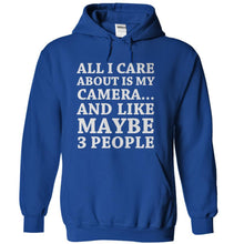 Load image into Gallery viewer, All I Care About Is My Camera - T Shirt - royalblue_6fb34e99-f4cc-4f49-b7a5-f3f1f4b86ff7