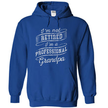 Load image into Gallery viewer, I'm Not Retired I'm a Professional Grandpa - T Shirt - royalblue_703056dd-f9b9-4010-9673-81413366211c