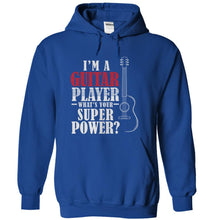 Load image into Gallery viewer, I'm A Guitar Player, What's Your Superpower? - T Shirt - royalblue_7d9730bb-2277-41c8-8367-b74fed440fc0