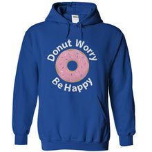 Load image into Gallery viewer, Donut Worry, Be Happy - T Shirt - royalblue_81f8bc4f-c4c5-43ab-857a-a533f8916c7c