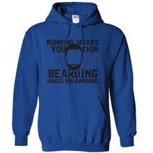 Load image into Gallery viewer, Bearding Makes You Awesome - T Shirt - royalblue_83eb8c0f-bc3d-41e7-ba4f-2c997b148630