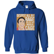 Load image into Gallery viewer, Despite My Rage, I'm Still Not Nicolas Cage - T Shirt - royalblue_8d1b765a-e823-4f78-830e-432dcfad0042