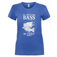 Load image into Gallery viewer, All About That Bass No Treble Hooks - T Shirt - royalblue_9dfcff83-f05f-4cd6-9c24-274bfbd6e641