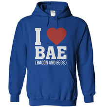 Load image into Gallery viewer, I Love Bacon And Eggs - T Shirt - royalblue_9fcaa940-101a-4291-8b8e-7511b93b480e