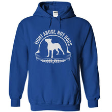 Load image into Gallery viewer, Fight Abuse, Not Dogs - T Shirt - royalblue_a9869be1-4d98-4470-8a92-8d96a2a66eb9