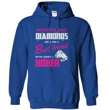 Load image into Gallery viewer, Boxers Are A Girl's Best Friend - T Shirt - royalblue_ac8112ac-c969-454b-b405-4b3f72e63bf8