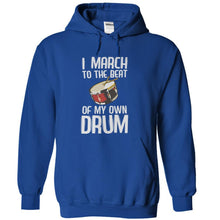 Load image into Gallery viewer, I March To The Beat Of My Own Drum - T Shirt - royalblue_ae4d7047-5b52-47ec-a1fd-cd05ec880407