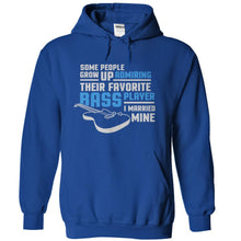 Load image into Gallery viewer, I Married My Favorite Bass Player - T Shirt - royalblue_aef7a905-c5c7-4cc0-9d6b-0d908379e102