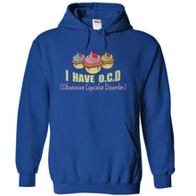 Load image into Gallery viewer, I Have Obsessive Cupcake Disorder - T Shirt - royalblue_aef7befd-1ab1-41f6-a959-bee349e1f4c8