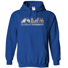 Load image into Gallery viewer, Celebrate Diversity - Cats - T Shirt - royalblue_b17eb2c1-f744-49d3-b8a7-7e70025cc2fa