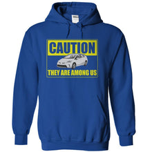 Load image into Gallery viewer, Caution Priuses Are Among Us - T Shirt - royalblue_b88503ec-6c0f-4f19-998c-6dc625435e4b