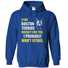 Load image into Gallery viewer, If My Boston Terrier Doesn't Like You - T Shirt - royalblue_ba8be4ab-5d4c-478b-a298-8c74717a9494
