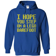 Load image into Gallery viewer, I Hope You Step on a Lego Barefoot - T Shirt - royalblue_be0cd6aa-b9df-40b1-b06e-cfabca06964a