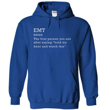 Load image into Gallery viewer, EMT - The First Person You See - T Shirt - royalblue_c779b433-6f0c-4ef5-bfce-b8e5910c1991