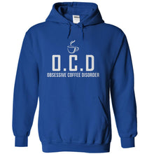 Load image into Gallery viewer, I Have OCD (Obsessive Coffee Disorder) - T Shirt - royalblue_cacc94c6-0759-4b10-85b2-2e87d44fb79c