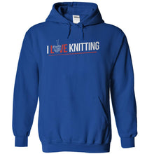 Load image into Gallery viewer, I Love Knitting - T Shirt - royalblue_d368449b-9c1f-4a3f-a3d3-fac1ea236d3d