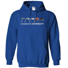 Load image into Gallery viewer, Celebrate Diversity - Golf Clubs - T Shirt - royalblue_d84fa13d-052a-402e-9623-53375df80e10