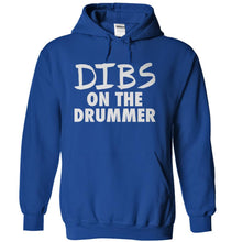 Load image into Gallery viewer, Dibs On The Drummer - T Shirt - royalblue_d859aaf8-3497-4890-852e-b1fec007b17e