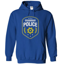 Load image into Gallery viewer, Grammar Police - T Shirt - royalblue_e3047b62-3265-426c-a9dc-69e2a032d48a