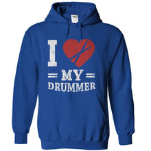 Load image into Gallery viewer, I Love My Drummer - T Shirt - royalblue_e68fac3d-6b5d-4de0-8080-c0bf12fa954e