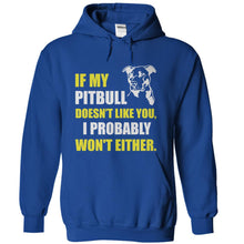 Load image into Gallery viewer, If My Pit Bull Doesn't Like You - T Shirt - royalblue_f8d88dc6-f062-49d8-83f0-64f95a439104