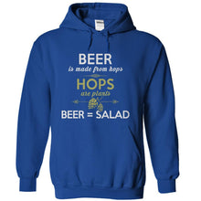 Load image into Gallery viewer, Beer = Salad - T Shirt - royalblue_f9b69998-0b94-4156-937d-e9f01e5bf91b