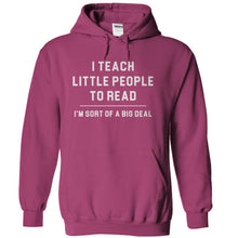 Load image into Gallery viewer, I Teach Little People To Read - T Shirt - sangria_38a1d281-da11-49dd-b336-5ce97f7f944e