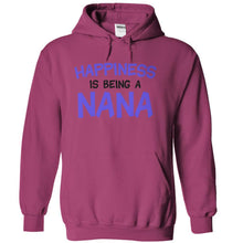 Load image into Gallery viewer, Happiness Is Being A Nana - T Shirt - sangria_d6743c16-d0d7-44a7-825b-0ce5104c9d72