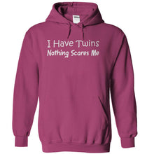 Load image into Gallery viewer, I Have Twins. Nothing Scares Me - T Shirt - sangria_e246823a-d294-48d7-a11b-5280dc51b8a6