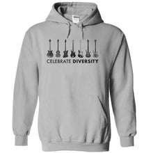 Load image into Gallery viewer, Celebrate Diversity - Bass Guitar - T Shirt - sportgrey_0df9c190-674a-4658-a867-2b7eb2257c58