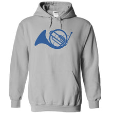 Load image into Gallery viewer, Blue French Horn - T Shirt - sportgrey_12d5e617-1028-40e5-8153-313d2d8bfde3