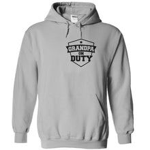 Load image into Gallery viewer, Grandpa On Duty - T Shirt - sportgrey_19dfb112-b52d-47fe-b664-9e3c92b9748b