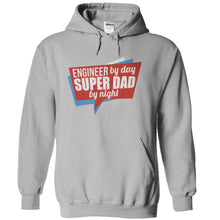Load image into Gallery viewer, Engineer By Day, Super Dad By Night - T Shirt - sportgrey_61f6a4e3-18b8-4687-9878-d68b582cef42